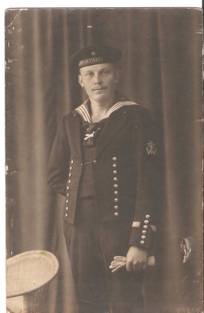 WWI Imperial German Sailor Kriegsmarine Postcard
