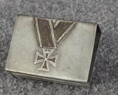 WWI German Iron Cross Match Safe