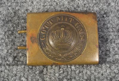 WWI era Prussian Brass Belt Buckle