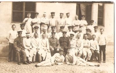 WWI Postcard Wounded German Soldiers 