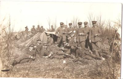 WWI Postcard German Soldiers in the Field