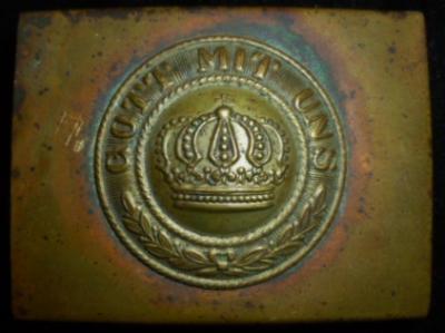 WWI Prussian Belt Buckle Left Handed