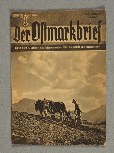 German Propaganda Magazine Der Ostmarkbrief 1939