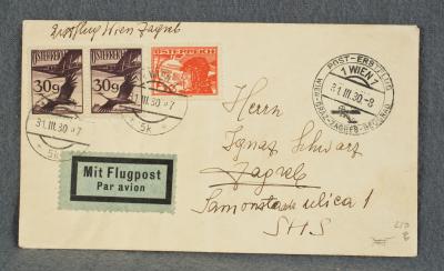 Austrian Postal Envelope Airmail 1930