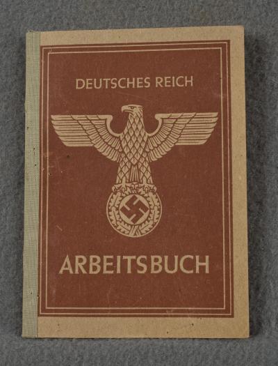 WWII German Arbeitsbuch Unissued