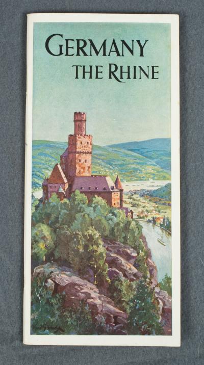 German Travel Brochure 1930s Rhine