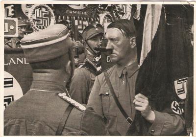 Adolf Hitler Cigarette Album Card  #200
