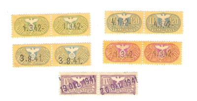 WWII German Disability Insurance Revenue Stamp Lot