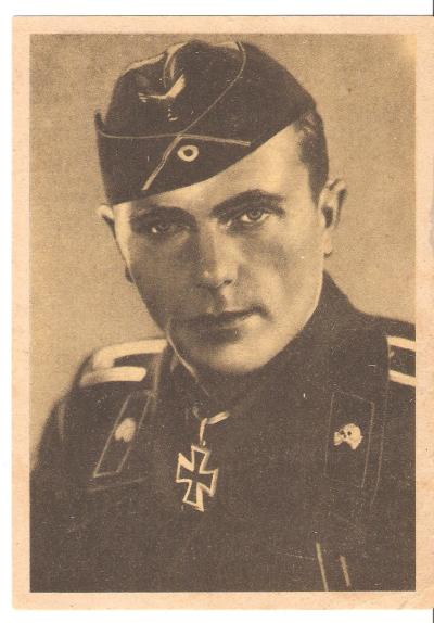 WWII German Postcard Dressel Knight's Cross 