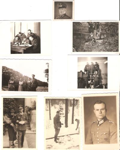 WWII German Pictures Photo Lot of 18