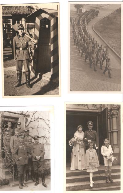 WWII German Picture Postcard Photograph Lot of 4