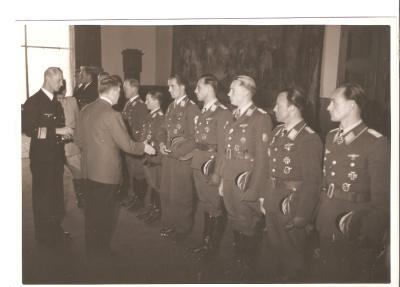 German Press Photo Hitler & Knights Cross Winners