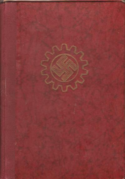 WWII German DAF Book Gau Hamburg 1936