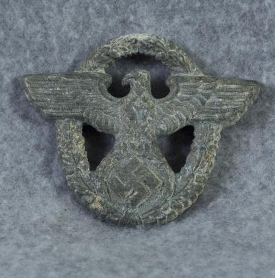 WWII German Police Visor Cap Eagle