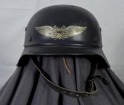 M35 Beaded Luftshutz German Helmet