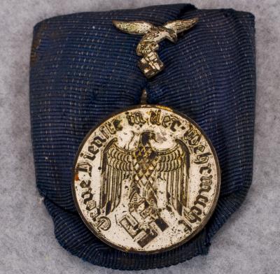 Items For SALE Area-- Parade Mount Luftwaffe 4 Year Service Medal