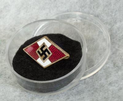 WWII HJ Hitler Youth Members Pin Diamond