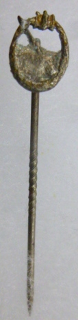 Coastal Artillery Miniature Badge Stick 
