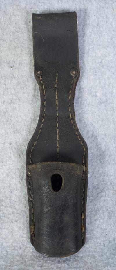 WWII German Leather K98 Bayonet Frog 1943
