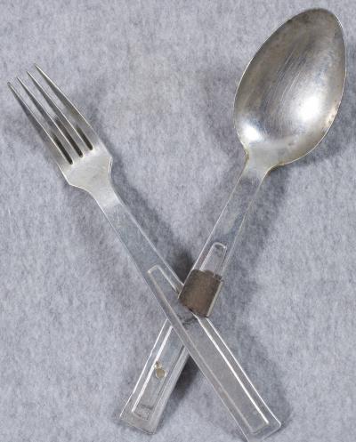 WWII German Field Mess Fork and Spoon