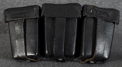 WWII German K98 Three Pocket Ammo Pouch