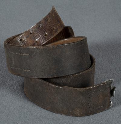 WWII German Army Leather Equipment Belt