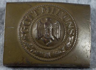 WWII German WH Army Belt Buckle Tropical