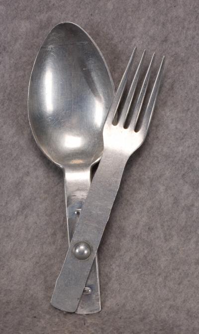 WWII German Folding Mess Fork Spoon