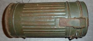 WWII German Gas Mask Canister Can
