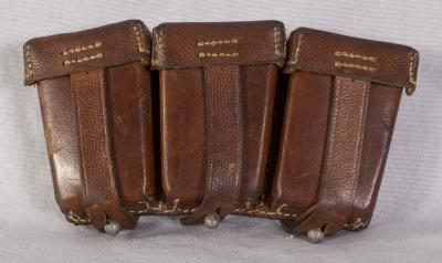 WWII German K98 Ammo Pouch Brown Luftwaffe