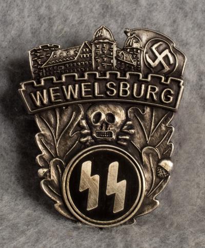 SS Wewelsburg Castle Badge Repro