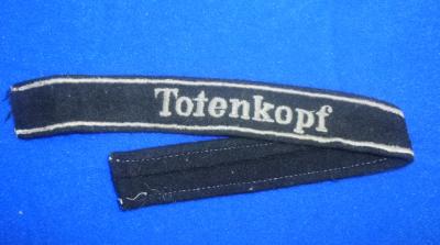 WWII Totenkopf Cuff Title