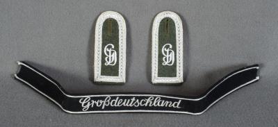 Grossdeutschland Shoulder Boards and Cuff Title