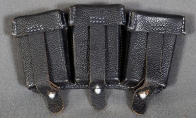 SOLD Archive Area-- German K98 Three Pocket Ammo Pouch Reproduction