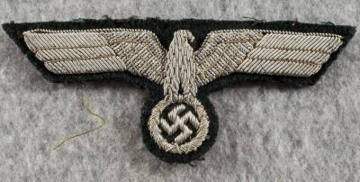 German Army Officer Bullion Breast Eagle