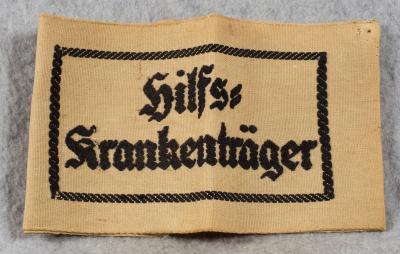 German Auxiliary Stretcher Bearerâ€™s Armband