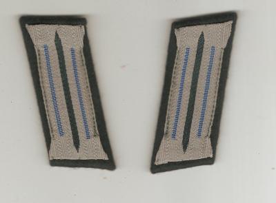 German Transportation Collar Tabs