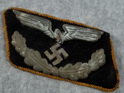 German Reichsbahn Officialâ€™s Collar Tab