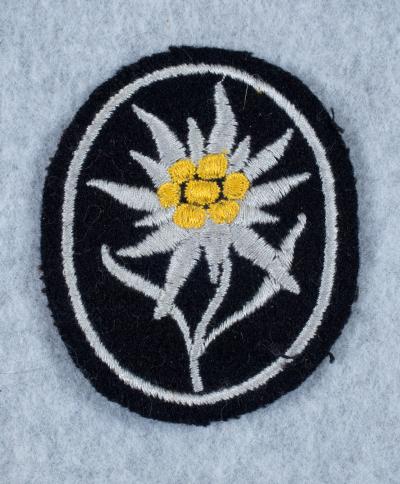 WWII German SS Edelweiss Patch