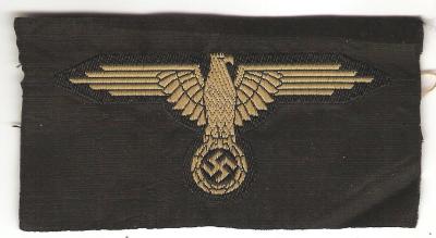 WWII German SS Tropical Sleeve Eagle