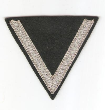 WWII German SS Sturmmann Rank Chevron Patch