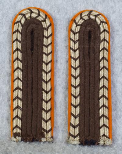 WWII Gendarmerie Police Shoulder Boards Pair