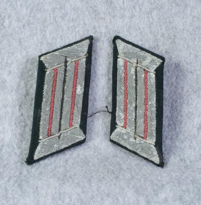 WWII German Panzer Officer Collar Tabs