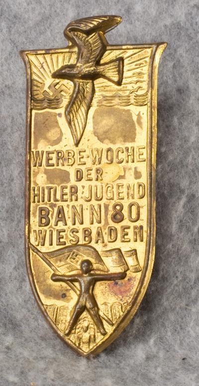 HJ Bann 80 Wiesbaden Week of Recruitment Badge