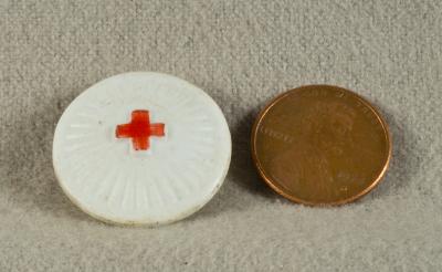 German Red Cross Button Pin