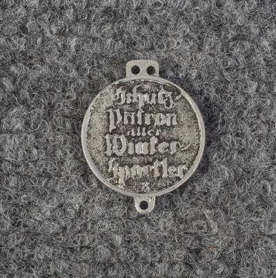 German ULLR Ski Club Talisman Charm