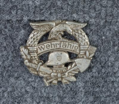 WWII German Army Reservist Tinnie Wehrfahig