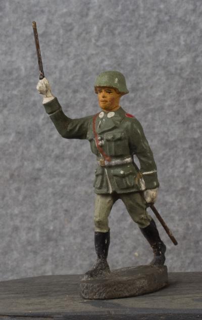 German Toy Marching Officer Soldier Elastolin