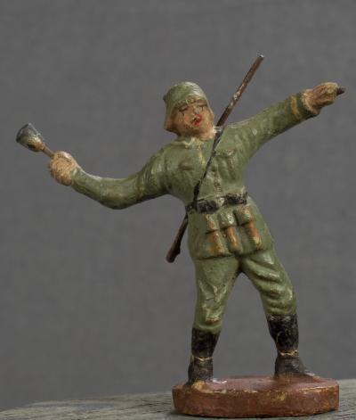 WWI German Soldier Grenade Thrower 