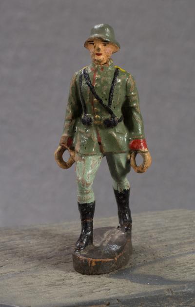 WWII German Soldier Stretcher Bearer Elastolin